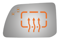 SIDE VIEW MIRROR HEATED W BLIND SPOT CROSS PATH